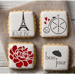 画像1: ステンシルプレート  Paris Style