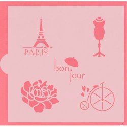 画像3: ステンシルプレート  Paris Style
