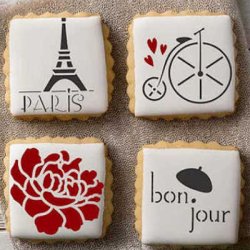 画像1: ステンシルプレート  Paris Style