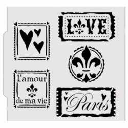 画像1: ステンシルプレート  Tickets to Paris