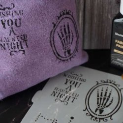 画像4: ステンシルプレート  ハロウィン／Wishing you a Haunted Night