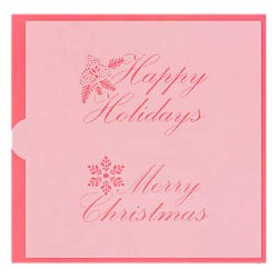 画像3: ステンシルプレート　スクリプトスタイルクリスマス　２種類