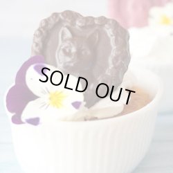 画像4: チョコレート型   ハートフレームの猫　12個取