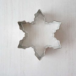 画像1: クッキー型　雪の結晶　約7.5cm