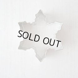 画像1: クッキー型　雪の結晶　約7.5cm