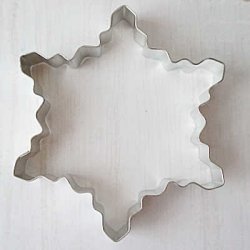 画像1: クッキー型　雪の結晶　約11.5cm