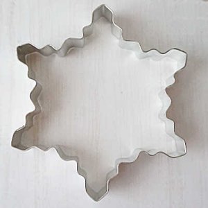 画像1: クッキー型　雪の結晶　約11.5cm (1)
