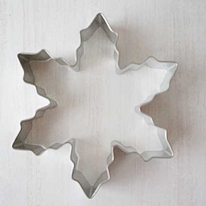 画像1: クッキー型　雪の結晶　約9.0cm (1)