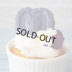 画像3: チョコレート型   ハートフレームの猫　12個取