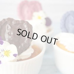 画像6: チョコレート型   ハートフレームの猫　12個取