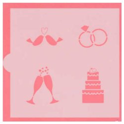 画像2: ステンシルプレート　ウエディングベル　４種類