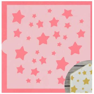画像1: アメリカ製　ステンシルプレート　星 (1)