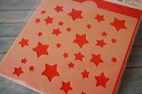 画像1: アメリカ製 ステンシルプレート 星