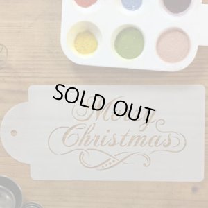 画像3: Lサイズ/ステンシルプレート 　デコラティブメリークリスマス (3)