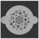 Lサイズ/ステンシルケーキトッププレート　雪の結晶