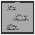 アメリカ製　ステンシルプレート　メリークリスマス