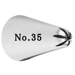 画像1: Wilton 口金（No.35）　星　6切 　口径7mm