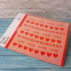 画像3: アメリカ製　ステンシルプレート　バレンタインズスワッグ