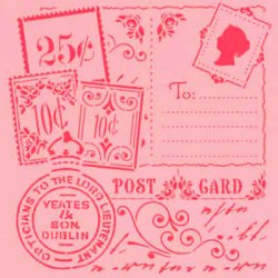 画像1: アメリカ製　ステンシルプレート 　ヴィクトリアンポストカード