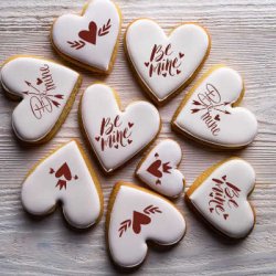 画像2: アメリカ製　ステンシルプレート　Be Mine