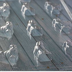 画像2: チョコレート型　イースター　ウサギ＆鳥