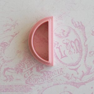 画像1: ポリマークレイカッター　ハーフムーン　25mm　アクセサリー作り (1)