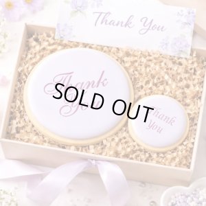 画像1: Mサイズ/ステンシルセット　THANK YOU メッセージ　2種類 (1)