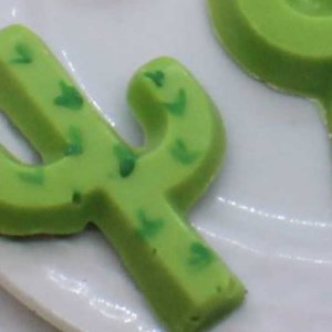 画像1: チョコレート型　サボテン/カクタス　6個取 (1)