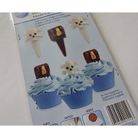 画像1: 在庫処分セール/Wilton チョコレート型/ピック 海賊 2種類