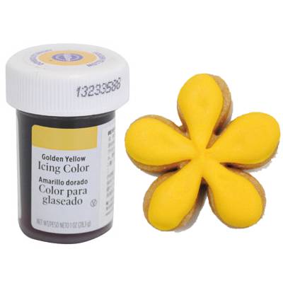 アイシングカラー ゴールデンイエロー 黄色 金色 食用 色 カラー ウィルトン Wilton 着色