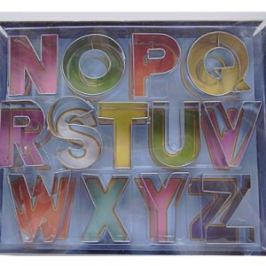 画像4: お買い得クッキー型セット　大きいサイズアルファベット　26文字 (4)