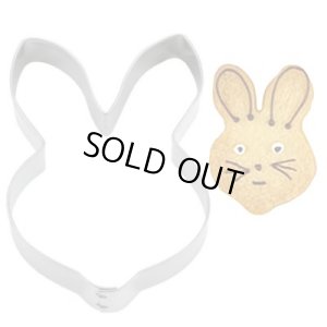 画像1: ドイツ/Stadter（ステンレス）　クッキー型　ウサギの顔 (1)