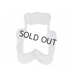 画像1: ミニクッキー型　テディベア　4.5ｃｍ (1)