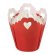 画像2: Wilton　ベーキングカップ　バレンタインハート　アイレッド　15枚入 (2)
