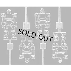 画像1: ロリポップチョコレート型　ロボット　 (1)