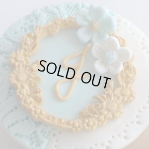 画像1: イギリス製/シュガークラフト/ミニフレーム　フローラルサークル (1)