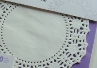 画像1: Wilton　ドイリー　レースペーパー　ホワイト　25.4cm 　10枚入