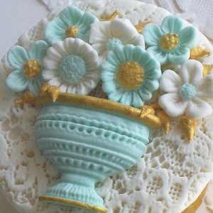 画像2: イギリス製/シュガークラフト/シリコン抜き型 ガーデンポット 3種類 (2)