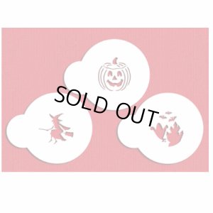 画像1: Sサイズ/ステンシルセット　ハロウィン　３種類 (1)