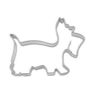 画像1: ドイツ/Stadter（ステンレス）　クッキー型　　犬/テリア　7ｃｍ (1)