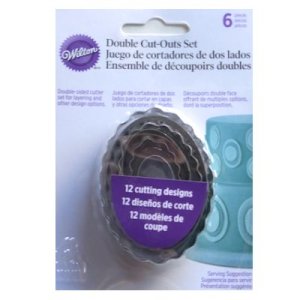 画像2: Wilton ダブルサイド抜き型セット(ステンレス) オーバル 6個入 (2)