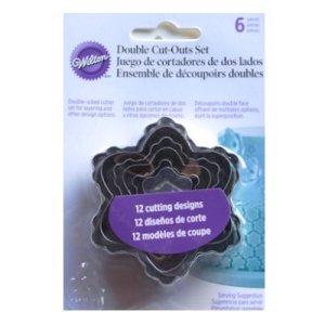 画像2: Wilton ダブルサイド抜き型セット(ステンレス) ブラッサム 6個入 (2)