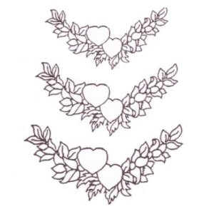 画像2: シュガークラフト/パッチワークカッター ハートガーランド (2)