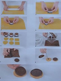 画像2: イタリア製/クッキー抜き型＆シリコンマットセット　ニャムニャム