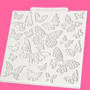 画像2: イギリス製/シュガークラフト/デザインマット 蝶 (2)