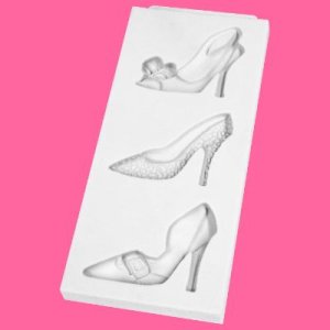 画像2: 半額セール品／イギリス製/シュガークラフト/シリコン抜き型　ハイヒール　3種類 (2)