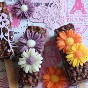 画像2: オーストリア製/シュガークラフト/シリコン抜き型  フラワー 5種類 (2)