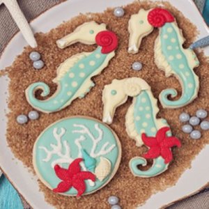 画像2: オーストリア製/シュガークラフト/シリコン抜き型 貝殻&ヒトデ 8種類 (2)