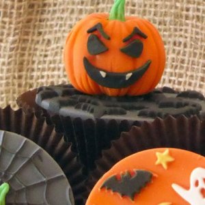 画像5: イギリス製/シュガークラフトシリコン抜き型/パンプキンフェース  (5)