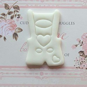 画像2: ドイツ/Stadter（ステンレス）　クッキー型　サスペンダー付ショートパンツ (2)